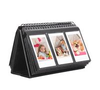 96 Tasche Mini Desk Album fotografico per la fotocamera istantanea Fujifilm Instax Mini 12/11/9/40/EVO, Compatibile con i film Polaroid Z2300/PIC - 300P/Z2300/Snap (Nero)