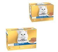 96 x 85 g Gourmet Gold + 24 x 85 g Gourmet Gold Mousse e Paté Umido per gatto gratis! - Mousse: Coniglio, Pollo, Salmone, Reni