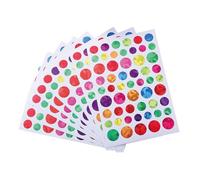 960/1080/1380Pcs Sparkling Star Heart Sticker Wrapping per Scrapbooking Art Craft Packaging Kid Reward Five Pointed Star Sticker