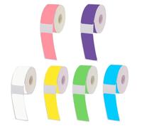 960 etichette termiche colorate 1,2 x 4,9 cm etichette adesive adesive resistenti all'acqua per l'imballaggio di rotoli adesivi termici
