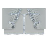 96038 - Luxury Pro-Cabin, set tende in poliestere per camion - Argento/Blu