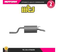 Silenziatore Posteriore Mts 01.96070