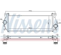 Radiatore intercooler Alluminio 96199 NISSENS per LAND ROVER DEFENDER Pick Up