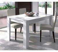 96245 Q.TA' 1 KIT TAVOLO KENDRA 140/190X90XH78CM BIANCO LUCIDO