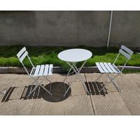 96340 Q.TA' 1 SET BISTRO GIOTTO BIANCO SAT