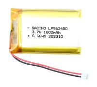 963450 3,7 V 1800 mAh, PCM, JST PH2.0-2P