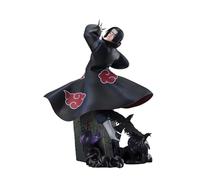 Bandai Tamashii Nations Naruto Shippuden Extra Battle Pvc Itachi Uchiha The Light & Dark Of The Mangekyo Sharingan 24 Cm Statue Nero