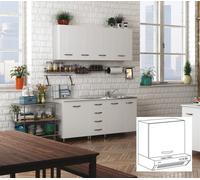 96426 Q.TA' 1 KIT CUCINA PENSILE 1 ANTA SOPRACAPPA 60X32XH49 CM BIANCO