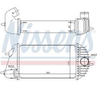 96465 NISSENS Intercooler per SUZUKI