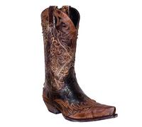 9669 Sendra stivali da cowboy in marrone anticato con Roy Dunn dubbin ed Stiefelknecht, Marrone (marrone), 42 eu