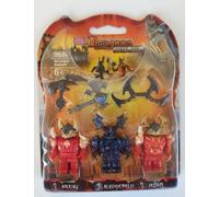 9688 MEGA BLOKS DRAGONS METAL AGE SHOURI SLEDGEWELD IKUSA NORVAGEN AMBUSH NEW