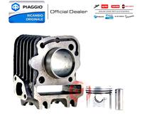 969603-KIT CILINDRO PISTONE D.39 ORIGINALE PIAGGIO SCOOTER MOTORE 50 4T 2V