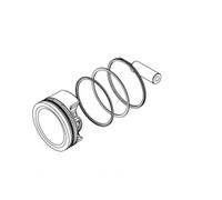 9696045002-KIT PISTONE ORIGINALE PIAGGIO VESPA/LIBERTY/ZIP/FLY 50 4T