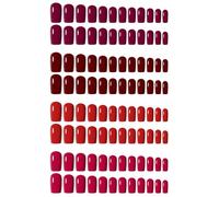 96pcs Eleganti Chiodi Artificiali Opachi Gallet Artificiale Copertura Accessori False Eleganti Eleganti Accessori Rapidi Applicare Chiodi Falsi Colorati