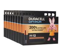 96X Duracell MN1500 AA Mignon Batteria Optimum (8X 12 Pezzi Blister)