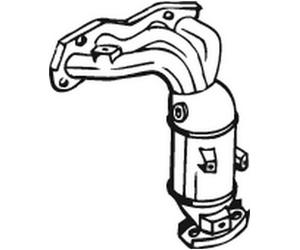 97 CV CATALIZZATORE PER TOYOTA Auris E15 1.4 KW 71 CV 97