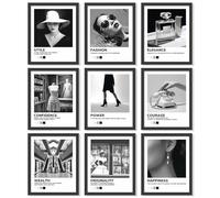 97 Decor Boujee - Poster artistico da parete in bianco e nero, immagini in bianco e nero per decorazione da parete, stampe vintage alla moda, foto, decorazioni per la stanza da donna (20 x 25 cm,