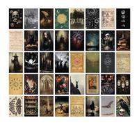 97 DECOR Witchy Home Decor - Decorazione per la casa da strega, decorazione estetica per Halloween, decorazione da parete gotica, decorazione per la casa spettrale, decorazione per la stanza gotica,