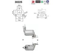 66 KW 90 CV CATALIZZATORE PER Nissan Micra V K14 0.9 IG-T