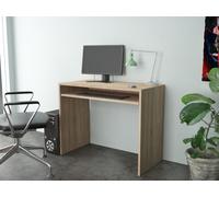 Kit scrivania 90x45xh74 cm 1 ripiano rovere
