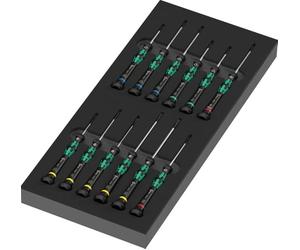 9716 Termoformato in spugna set di giraviti Kraftform Micro 2, 13 pezzi