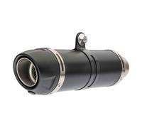 9736EBU - Terminale Scarico LeoVince GP CORSA EVO BLACK EDITION Inox Ø 54