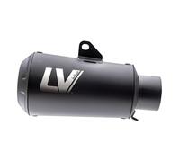 9746FBU - Terminale Scarico LeoVince LV-10 FULL BLACK Inox Ø 54