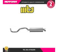 97600 Silenziatore posteriore adatto a Seat Ibiza (MARCA MTS)..