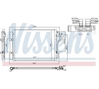 97606B9100 97606B9101 97606B9000 Condensatore CLIMA AC Hyundai i10