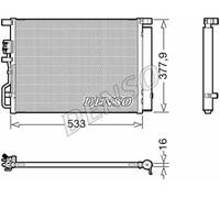 Condensatore radiatore climatizzazione R 134a DCN41018 DENSO per KIA HYUNDAI