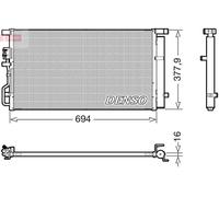 97606D7500 - 97606D7550 / CONDENSATORE HYUNDAI TUCSON - KIA SPORTAGE ORIGINALE