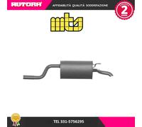 97610 Silenziatore posteriore adatto a Fiat Idea-Lancia Ypsilon (MARCA MTS)..