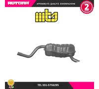 97620 Silenziatore terminale adatto a Fiat Idea-Lancia Musa (MARCA MTS)..