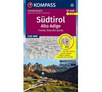 KOMPASS Fahrradkarte 3420 Südtirol / Alto Adige, Trento, Riva del Garda (4 Karte