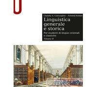 9788800746298 Claudia Ciancaglini Linguistica generale e storica. Per studenti d