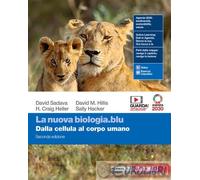 9788808327376 DAVID SADAVA NUOVA BIOLOGIA BLU DALLA CELLULA AL ZANICHELLI