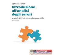9788808399663 John R. Taylor Introduzione all'analisi degli errori. Lo studio de