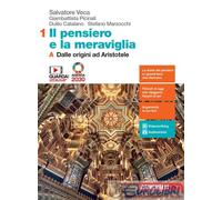 9788808421203 PENSIERO E LA MERAVIGLIA 1 AB ZANICHELLI A.A.V.V.