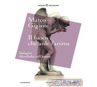 9788828218272 Marco Gigante Il fuoco che arde l'anima. Indagini filosofiche sull