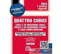 9788829114207 A.V. Quattro codici. Civile e di procedura civile, penale e di pro