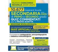 9788833588780 A.V. Concorso scuola 2024-2025. Quiz commentati con svolgimento pr
