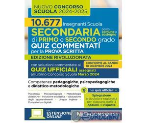9788833588780 A.V. Concorso scuola 2024-2025. Quiz commentati con svolgimento pr