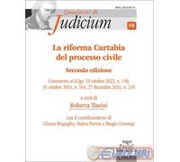 9788833798547 A.A.V.V. La riforma Cartabia del processo civile. Commento ai d.lg