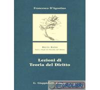 9788834865064 Francesco D'Agostino Lezioni di teoria del diritto Giappichelli
