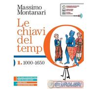 9788842118985 MONTANARI CHIAVI DEL TEMPO 1 + ATLANTE + ED.CIV LATERZA SCOLAST.