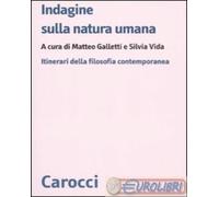 9788843061228 A.A.V.V. Indagine sulla natura umana. Itinerari della filosofia co