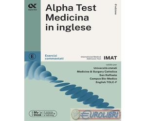 9788848327176 Carlo Tabacchi Alpha Test. Medicina in inglese IMAT. Esercizi comm