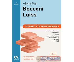 9788848329101 A.V. Alpha Test Bocconi e Luiss Manuale di preparazione. Edizione