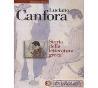 9788858105641 Luciano Canfora Storia della letteratura greca Laterza