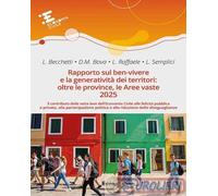 9788865585757 A.A.V.V. Rapporto sul ben-vivere e la generatività dei territori 2